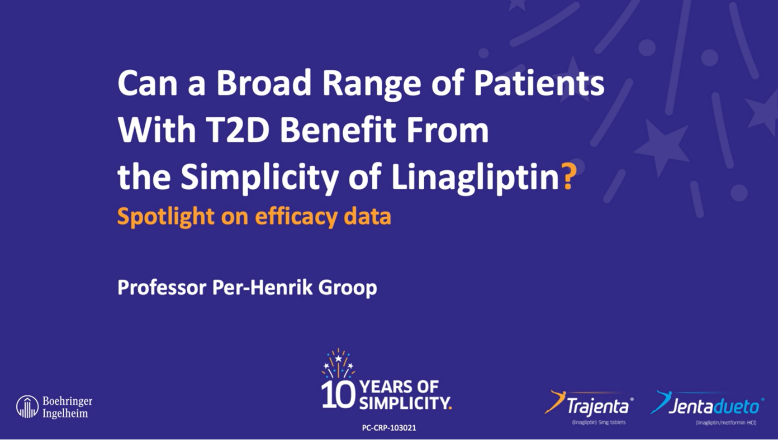 Linagliptin for a broad range of patients – spotlight on efficacy data